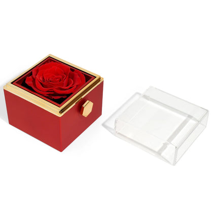 Daggered Hearts Necklace & Eternal Rose Box